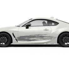 Doors Side Splash Scratches Graphics Decals Stickers 2 for Toyota GR86 Supra  2