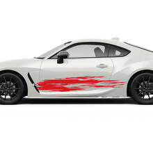 Doors Side Splash Scratches Graphics Decals Stickers 2 for Toyota GR86 Supra  3