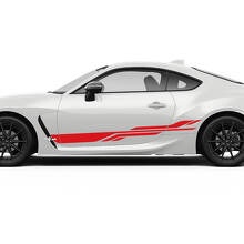 Doors Side Stripes Graphics Decals Stickers for Toyota GR86 Supra 3 3