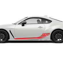 Doors Side Racing Stripes Graphics Decals Stickers for Toyota GR86  3