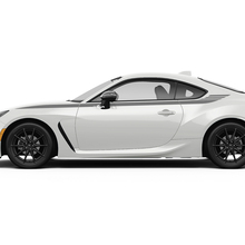 Side Accent Racing Stripes Graphics Decals Stickers for Toyota GR86  3