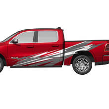 Lightning Style Side Vinyl Decal Sticker for Dodge Ram 1500_2