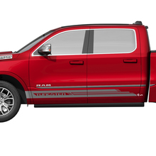 Side Rocker Panel Stripes Vinyl Decals Stickers Graphics for Dodge RAM 1500 TUNGSTEN 2