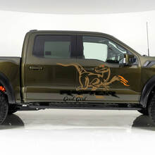 Ford F-150 Raptor Good Girl Side Doors Splash Graphics side decal Stickers 2