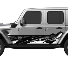Camo Mountains Splash Wrap Side Doors Vinyl decal sticker fit Jeep Wrangler 3