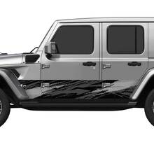 Camo Splash Side Doors Vinyl Decal Sticker 3 for Jeep Wrangler 2