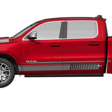 Side Rocker Panel Stripes Vinyl Decals Stickers Graphics for Dodge RAM 1500 3