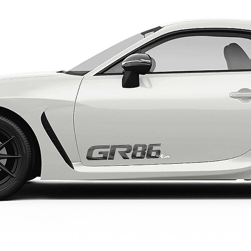 Doors Side Strobe Graphics Decals Stickers for Toyota GR86