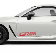 Doors Side Strobe Graphics Decals Stickers for Toyota GR86 3