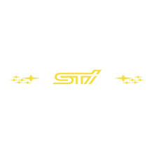 Windshield Banner Vinyl Sticker Decal Graphic Rally fit Suba STI 3