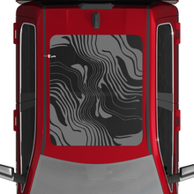 Topographic Map Vinyl Decals Stickers Graphics for Dodge RAM 1500 TUNGSTEN Panoramic Moonroof 2