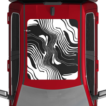Topographic Map Vinyl Decals Stickers Graphics for Dodge RAM 1500 TUNGSTEN Panoramic Moonroof 3