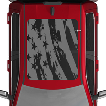 USA American Flag Distressed Vinyl Decals Stickers Graphics for Dodge RAM 1500 TUNGSTEN Panoramic Moonroof 2