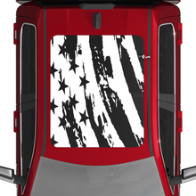 USA American Flag Distressed Vinyl Decals Stickers Graphics for Dodge RAM 1500 TUNGSTEN Panoramic Moonroof 3