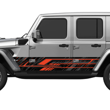Camo Lines Splash Wrap Side Doors Vinyl decal sticker fit Jeep Wrangler 2 2
