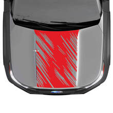 Dsitressed Style Hood Vinyl Decal for Subaru Forester_3