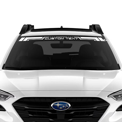 Stripes Windshield Vinyl Decal Sticker for Subaru Outback