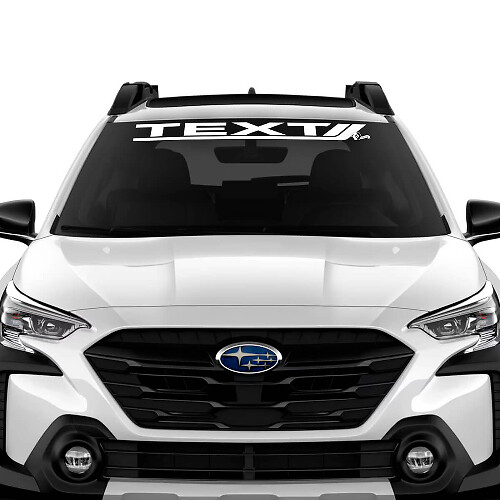 Stripes Windshield Vinyl Decal Sticker 2 for Subaru Outback