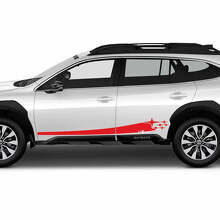 Rocker Panel Side Vinyl Decal Sticker for Subaru Outback 3