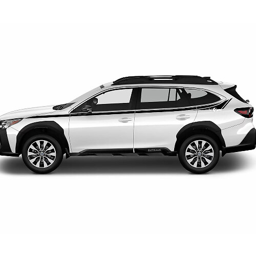 Pinstripe Upper Door Side Vinyl Decal Kit for Subaru Outback
