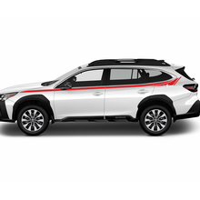 Side Up Doors Pin Stripes Vinyl Sticker Decal Graphic for Suba Outback 3