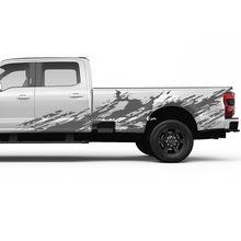 Ford F150 F250 F350 Splash Grunge Decal Kit - Bedside Vinyl Sticker Set Side Graphics 2