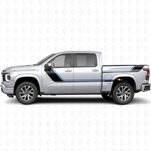 Sweeping Upper Accent Door & Bedside Vinyl Stripes for Chevrolet Silverado 1500 Next Generation 2027_3