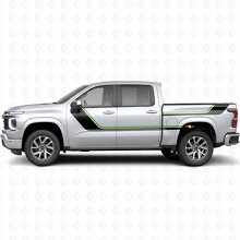 Sweeping Upper Accent Door & Bedside Vinyl Stripes for Chevrolet Silverado 1500 Next Generation 2027_4