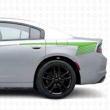 Strobe Style Stripes Side Vinyl Decal Sticker for Dodge Charger 2015-2026_3