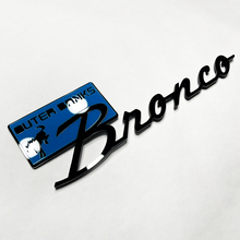 Bronco Outer Banks Fender Badges Tailgate Emblem 3D Badge Blue vs Black 4