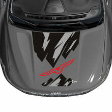 Mountains Hood Vinyl Decal Sticker Graphic for Jeep Cherokee Trailhawk 3