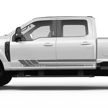 Rocker Panel Side Stripes Vinyl Decals Stickers Graphics for Ford F-150 F-250 F-350 2