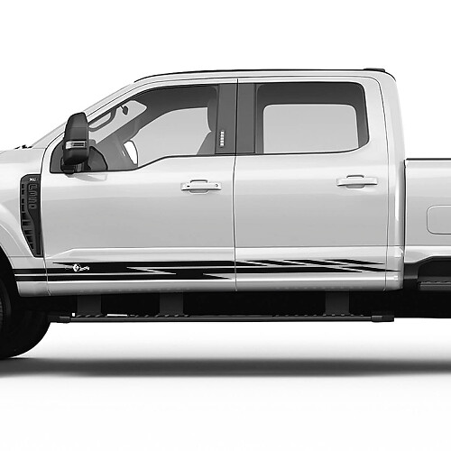 Rocker Panel Side Stripes Vinyl Decals Stickers Graphics 2 for Ford F-150 F-250 F-350