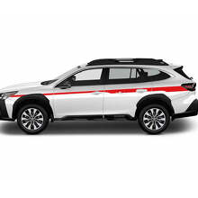 Stripes Side Doors Vinyl Decal Sticker for Subaru Outback 3