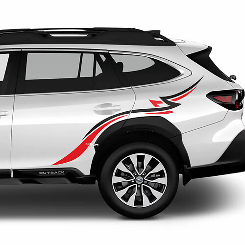 Side Rear Side Tribal Vinyl Sticker Decal Graphic for Suba Outback 2