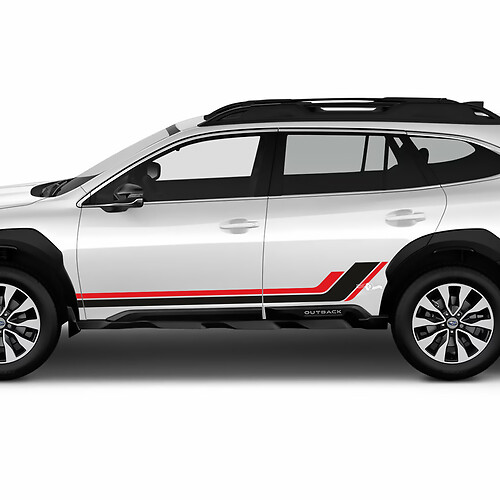 Side Door L Stripes Vinyl Sticker Decal Graphic for Suba Outback