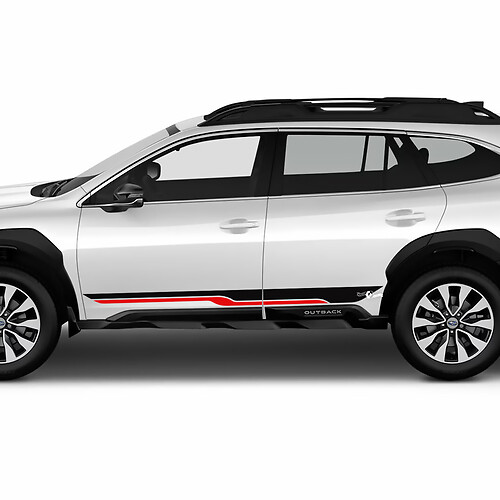 Side Door R Stripes Vinyl Sticker Decal Graphic for Suba Outback