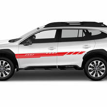 Side Doors Modern Stripes Vinyl Sticker Decal Graphic for Subaru Outback 3