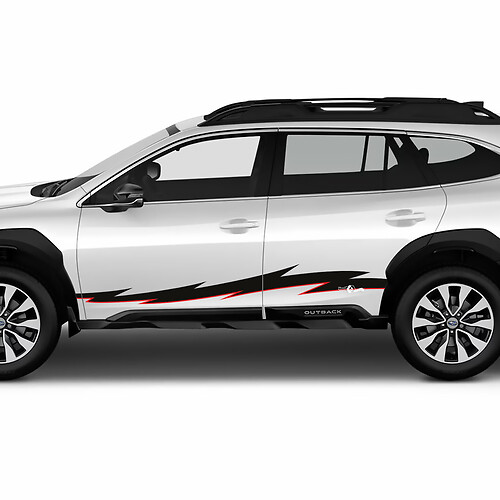 Side Stripes Vinyl Decal - Sporty Graphic Sticker for Suba Outback