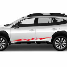 Side Stripes Vinyl Decal - Sporty Graphic Sticker fit Suba Outback 3