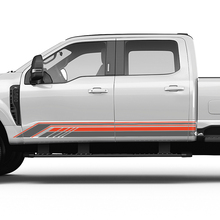 Ford F150 F250 F350 Rocker Panel Side Stripes Vinyl Sticker Graphics 2 colors 2