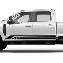Ford F150 F250 F350 Rocker Panel Side Stripes Vinyl Sticker Graphics 2 colors 3