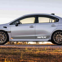 Pair Rocker Panel Side Skirt Vinyl Body Car Stripe Racing Vinyl Decal Sticker for Subaru WRX 2