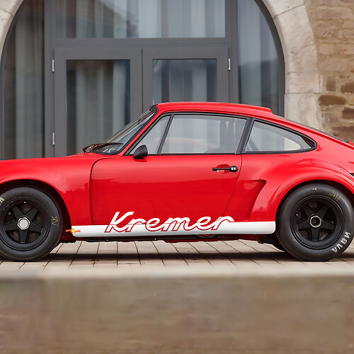 Porsche 911 Carrera Custom Name Stripes Side Decal Sticker 2 colors