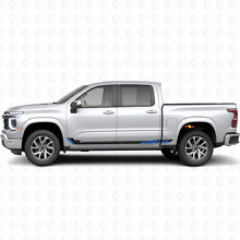Racing Line Door & Rocker Panel Vinyl Stripes for Chevrolet Silverado 1500 Next Generation 2027_3