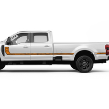 Topographic Map F350 Side Stripes Decal Kit Vinyl Sticker Graphics for Ford Trucks 3
