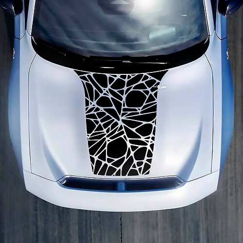 Hood Web Spider Decal Sticker for Dodge Charger Electric