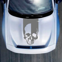 Hood Skull Stripe Decal Sticker for Dodge Charger Electric 2