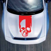 Hood Skull Stripe Decal Sticker for Dodge Charger Electric 3