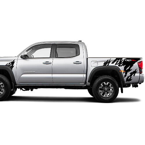 TRD Rear and front Side splash Vinyl Decal Sticker for Toyota Tacoma